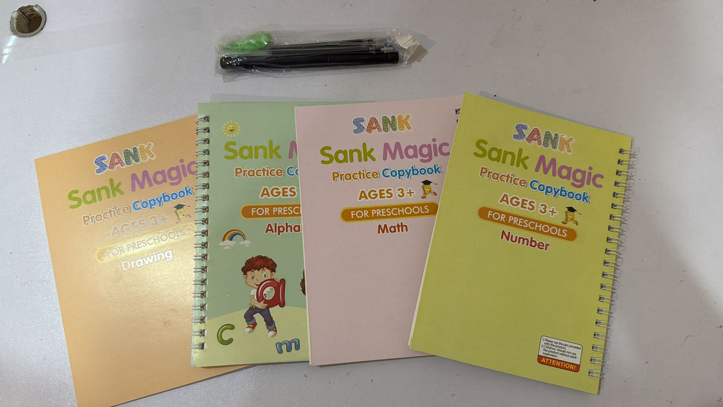 Sank Magic Book Reusable Handwriting Book