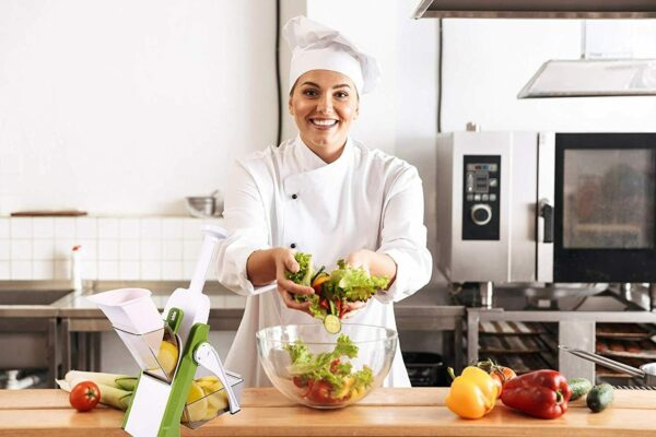قطاعة خضروات/فواكه 4 في 1 