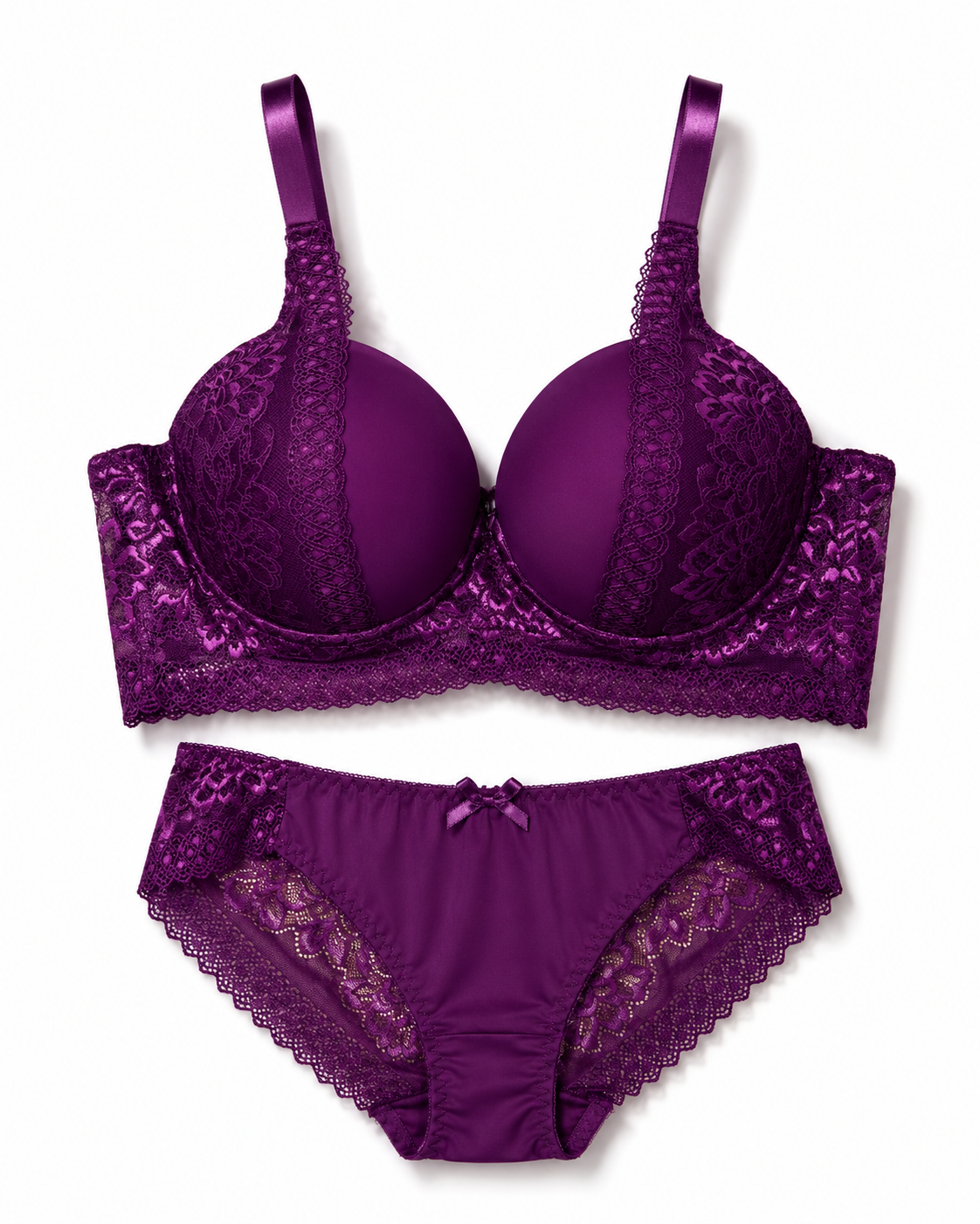 Premium Padded Lace Lingerie Set for Women