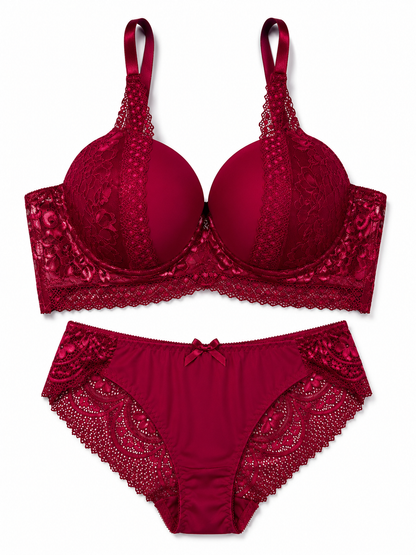 Premium Padded Lace Lingerie Set for Women