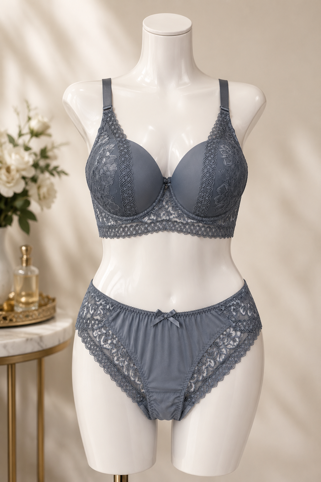 Premium Padded Lace Lingerie Set for Women