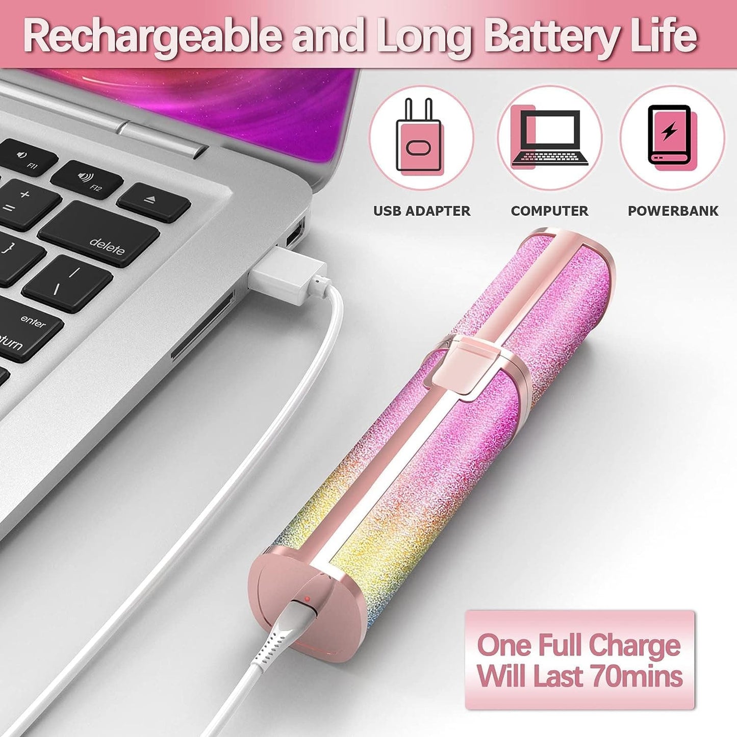 2 in 1 Electric Eyebrow Trimmer & Facial Hair Remover for Women